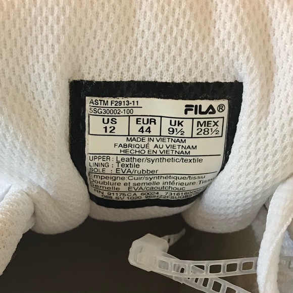 FILA Men’s 12 Memory White Workshift Non Skid Slip Resistant Work Shoes NWT - Picture 16 of 16